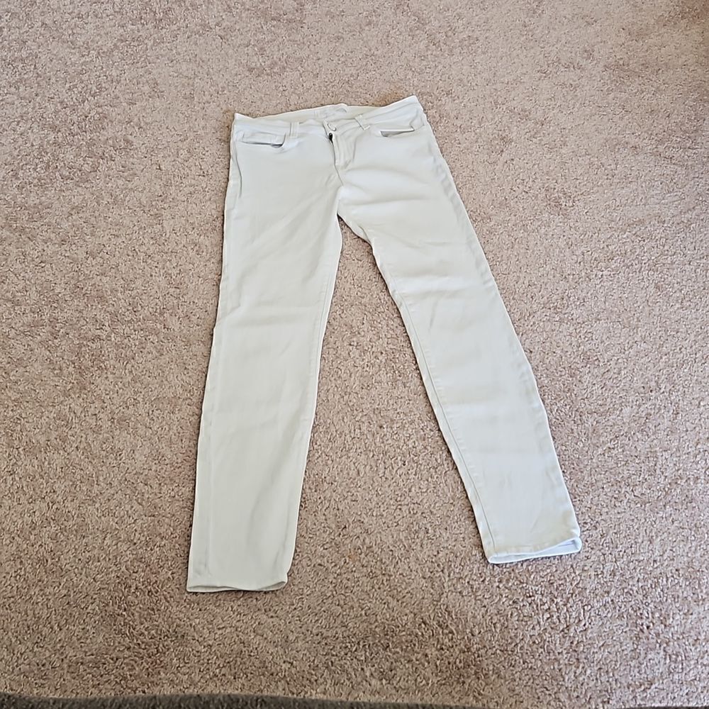 J BRAND White skinny leg jeans